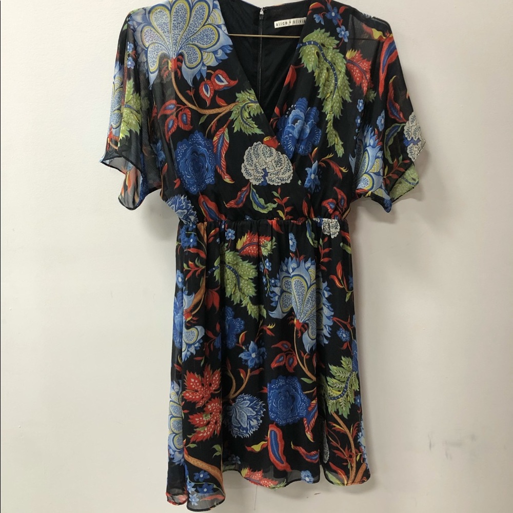 Alice + Olivia floral dress
